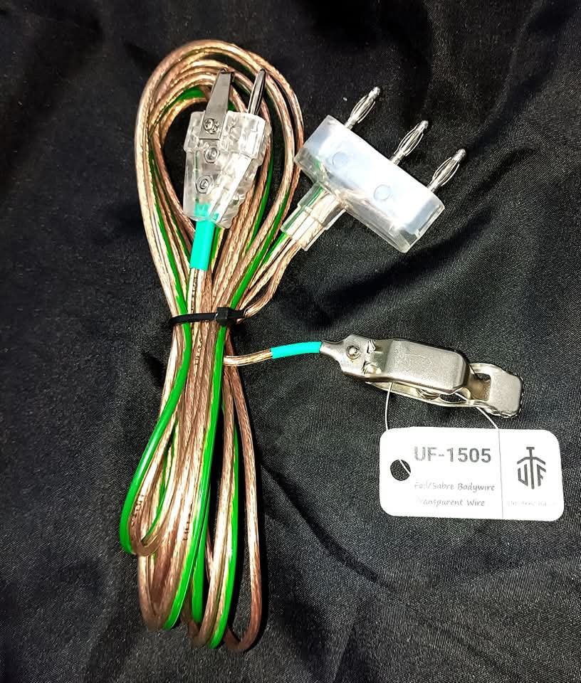 Bodywire Foil/Saber- green transparent